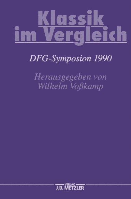 Wilhelm Vosskamp - Klassik im Vergleich, E-bok