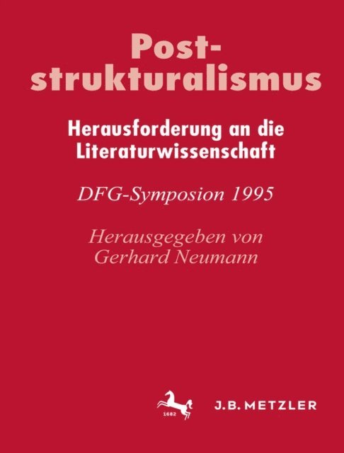 Gerhard Neumann - Poststrukturalismus, E-bok