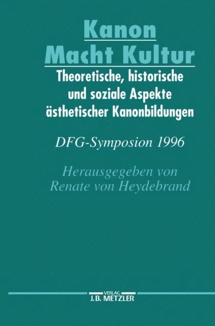 Renate von Heydebrand - Kanon Macht Kultur, E-bok