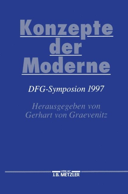 Gerhart von Graevenitz - Konzepte der Moderne, E-bok
