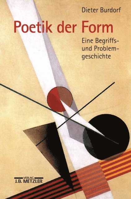 Dieter Burdorf - Poetik der Form, E-bok