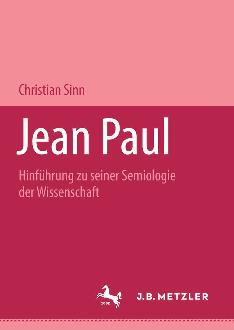 Christian Sinn - Jean Paul, Häftad