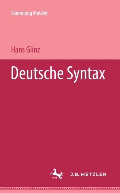 Hans Glinz - Deutsche Syntax, E-bok