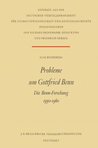 Probleme um Gottfried Benn