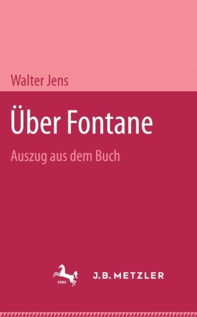 Walter Jens - Über Fontane, E-bok