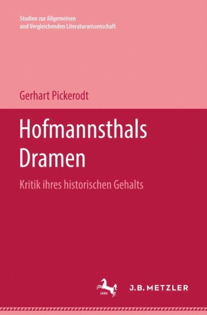 Gerhart Pickerodt - Hofmannsthals Dramen, E-bok