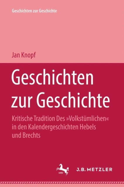 Jan Knopf - Geschichten zur Geschichte, E-bok
