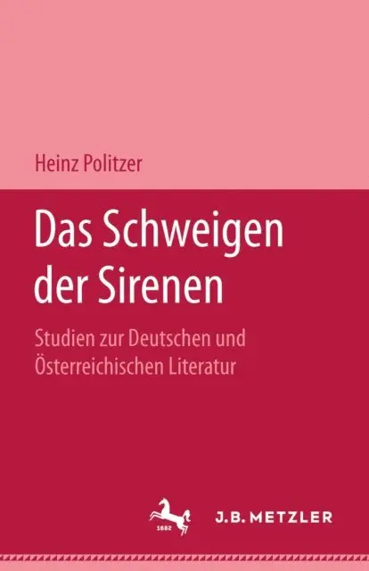 Heinz Politzer - Das Schweigen der Sirenen, E-bok. Tillgänglighet: Lägg i varukorg