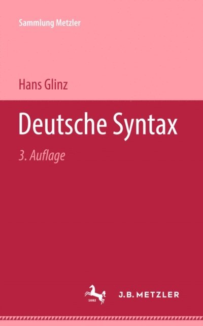 Hans Glinz - Deutsche Syntax, E-bok