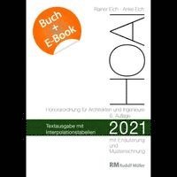 Rainer Eich, Anke Eich - HOAI 2021 - Textausgabe mit Interpolationstabellen - mit E-Book (PDF), Häftad