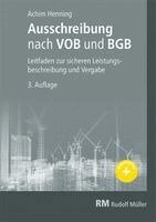 Achim Henning - Ausschreibung nach VOB und BGB, Häftad