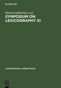 Symposium on Lexicography XI