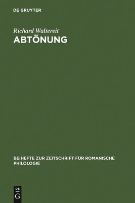 Richard Waltereit - Abtönung, Inbunden