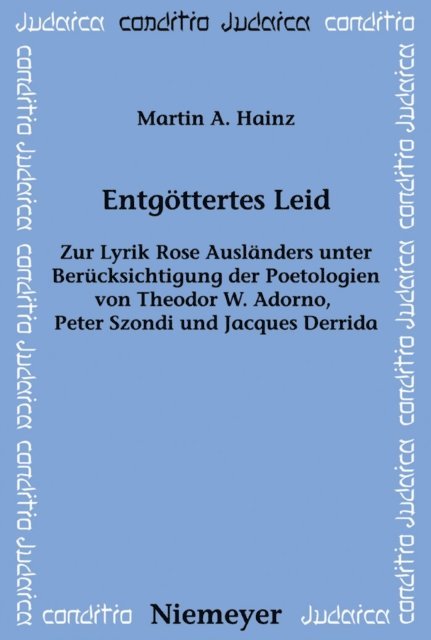 Martin A. Hainz - Entgöttertes Leid, E-bok