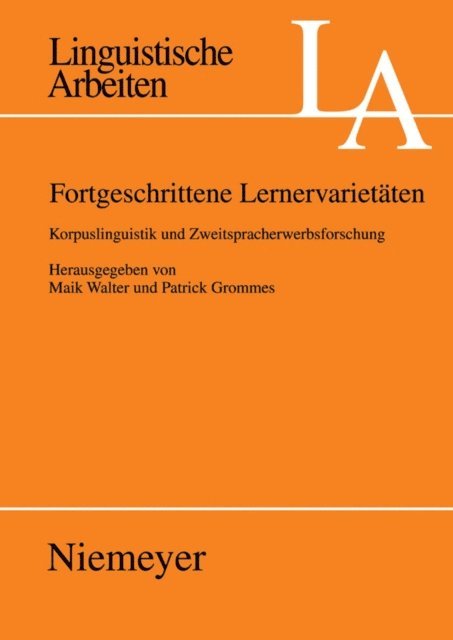 Patrick Grommes, Maik Walter - Fortgeschrittene Lernervarietäten, E-bok