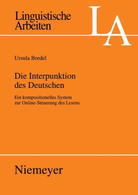 Ursula Bredel - Die Interpunktion des Deutschen, E-bok