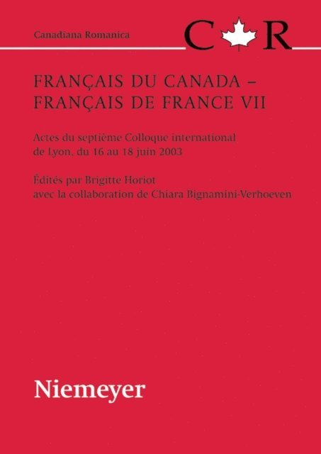 Brigitte Horiot - Français du Canada – Français de France VII, E-bok