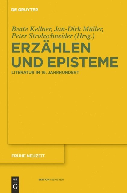Peter Strohschneider, Jan-Dirk Muller, Beate Kellner - Erzählen und Episteme, E-bok