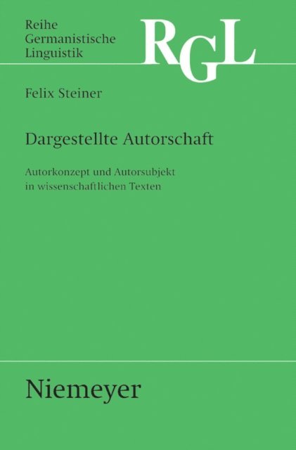 Felix Steiner - Dargestellte Autorschaft, E-bok