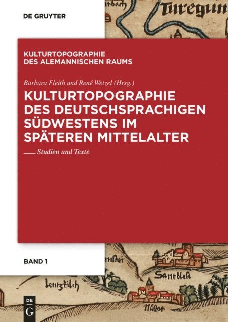 Rene Wetzel, Barbara Fleith - Kulturtopographie des deutschsprachigen Südwestens im späteren Mittelalter, E-bok
