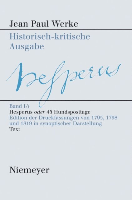 Barbara Hunfeld - Hesperus oder 45 Hundsposttage, E-bok