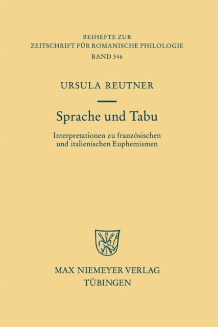 Ursula Reutner - Sprache und Tabu, E-bok