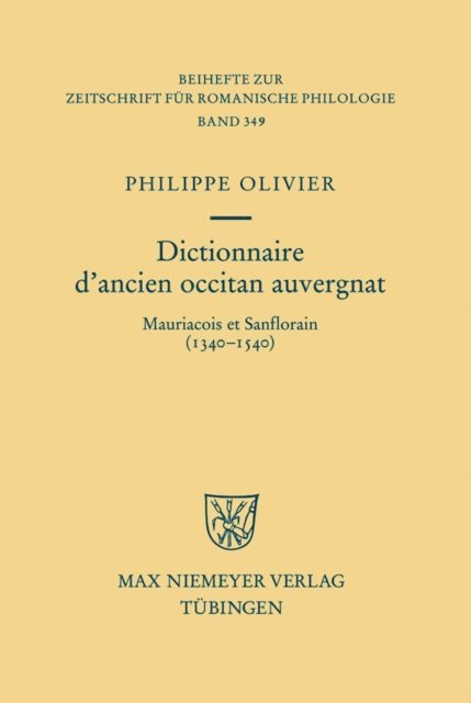 Philippe Olivier - Dictionnaire d'ancien occitan auvergnat, E-bok