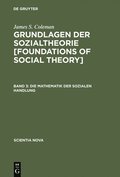 Grundlagen der Sozialtheorie [Foundations of Social Theory], Band 3, Die Mathematik der sozialen Handlung