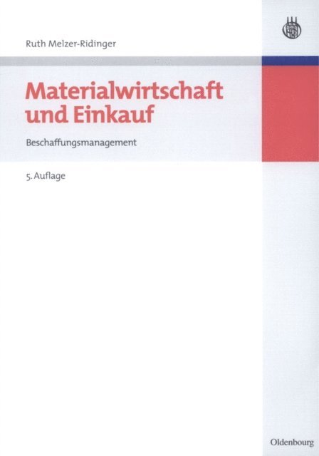 Ruth Melzer-Ridinger - Materialwirtschaft und Einkauf, E-bok