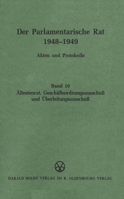 Michael F. Feldkamp - Ältestenrat, Geschäftsordnungsausschuß und Überleitungsausschuß, E-bok