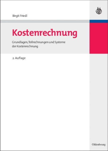 Birgit Friedl - Kostenrechnung, E-bok