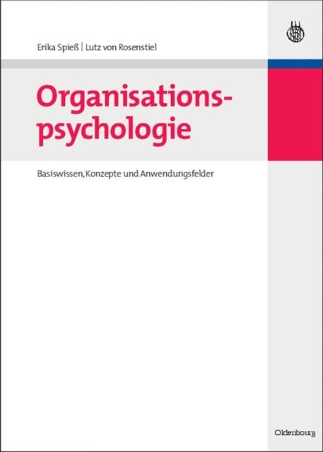 Lutz von Rosenstiel, Erika Spie - Organisationspsychologie, E-bok