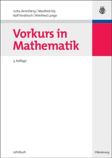 Winfried Lange, Ralf Knobloch, Manfred Kiy, Jutta Arrenberg - Vorkurs in Mathematik, E-bok