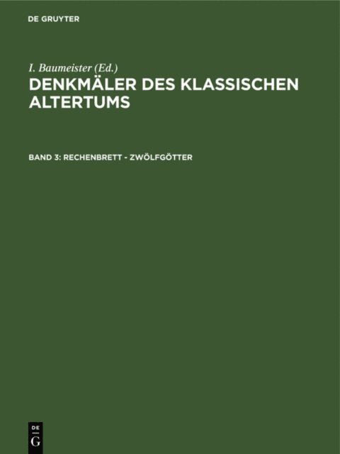 I. Baumeister - Rechenbrett - Zwölfgötter, E-bok