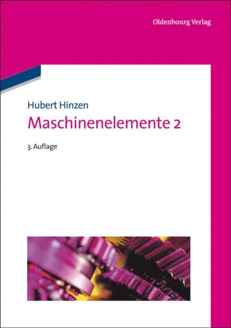 Hubert Hinzen - Maschinenelemente 2, E-bok
