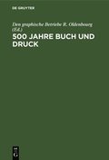 500 Jahre Buch Und Druck