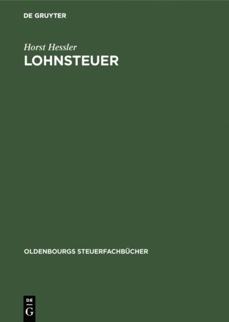Horst Hessler - Lohnsteuer, E-bok