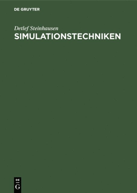Detlef Steinhausen - Simulationstechniken, E-bok