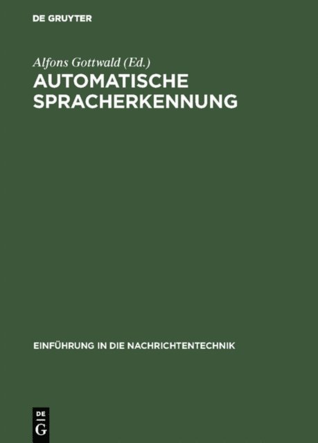 Alfons Gottwald - Automatische Spracherkennung, E-bok