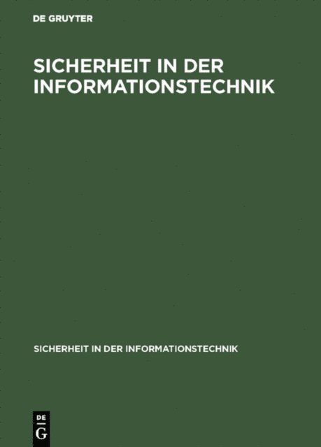 Heinrich Kersten - Sicherheit in der Informationstechnik, E-bok