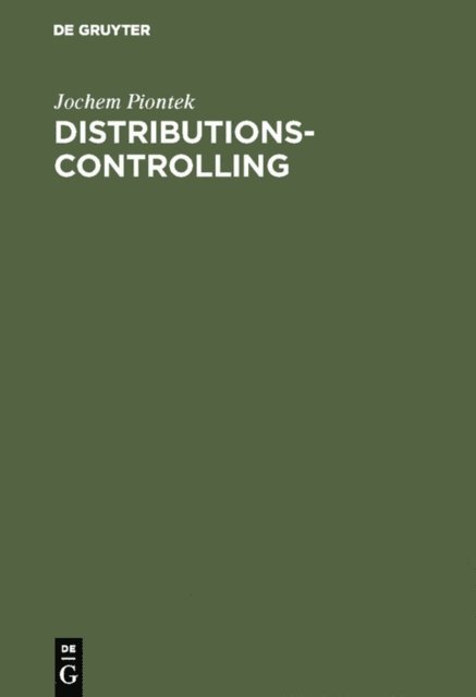 Jochem Piontek - Distributionscontrolling, E-bok
