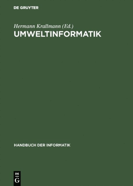 Hermann Krallmann - Umweltinformatik, E-bok