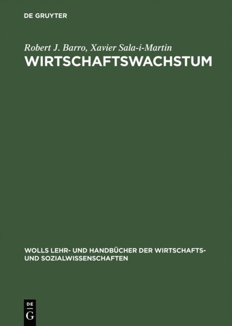 Xavier Sala-i-Martin, Robert J. Barro - Wirtschaftswachstum, E-bok