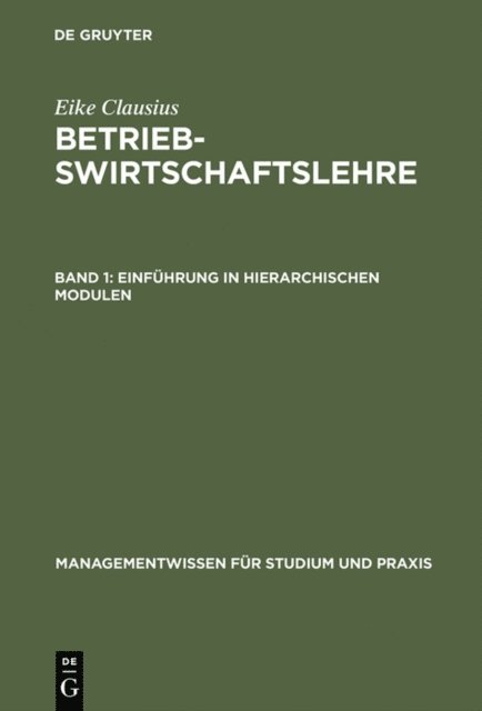 Eike Clausius - Einführung in hierarchischen Modulen, E-bok
