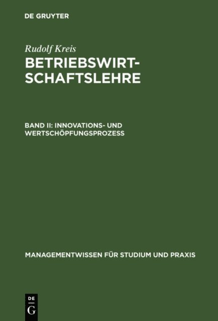 Rudolf Kreis - Betriebswirtschaftslehre, E-bok