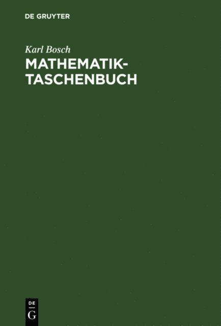Karl Bosch - Mathematik-Taschenbuch, E-bok