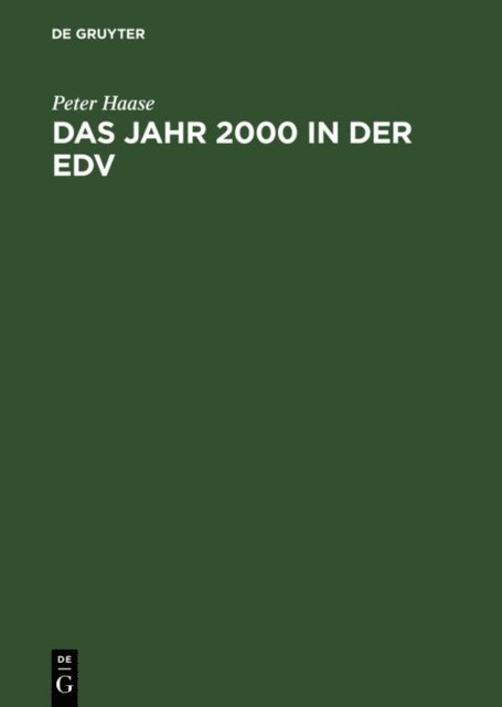 Peter Haase - Das Jahr 2000 in der EDV, E-bok