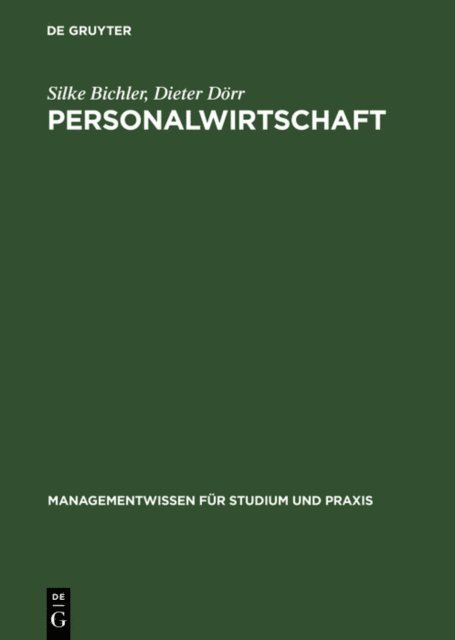 Dieter Dorr, Silke Bichler - Personalwirtschaft, E-bok