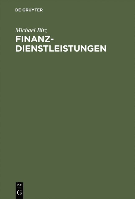 Michael Bitz - Finanzdienstleistungen, E-bok