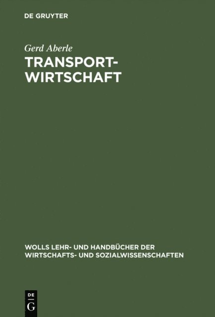 Gerd Aberle - Transportwirtschaft, E-bok